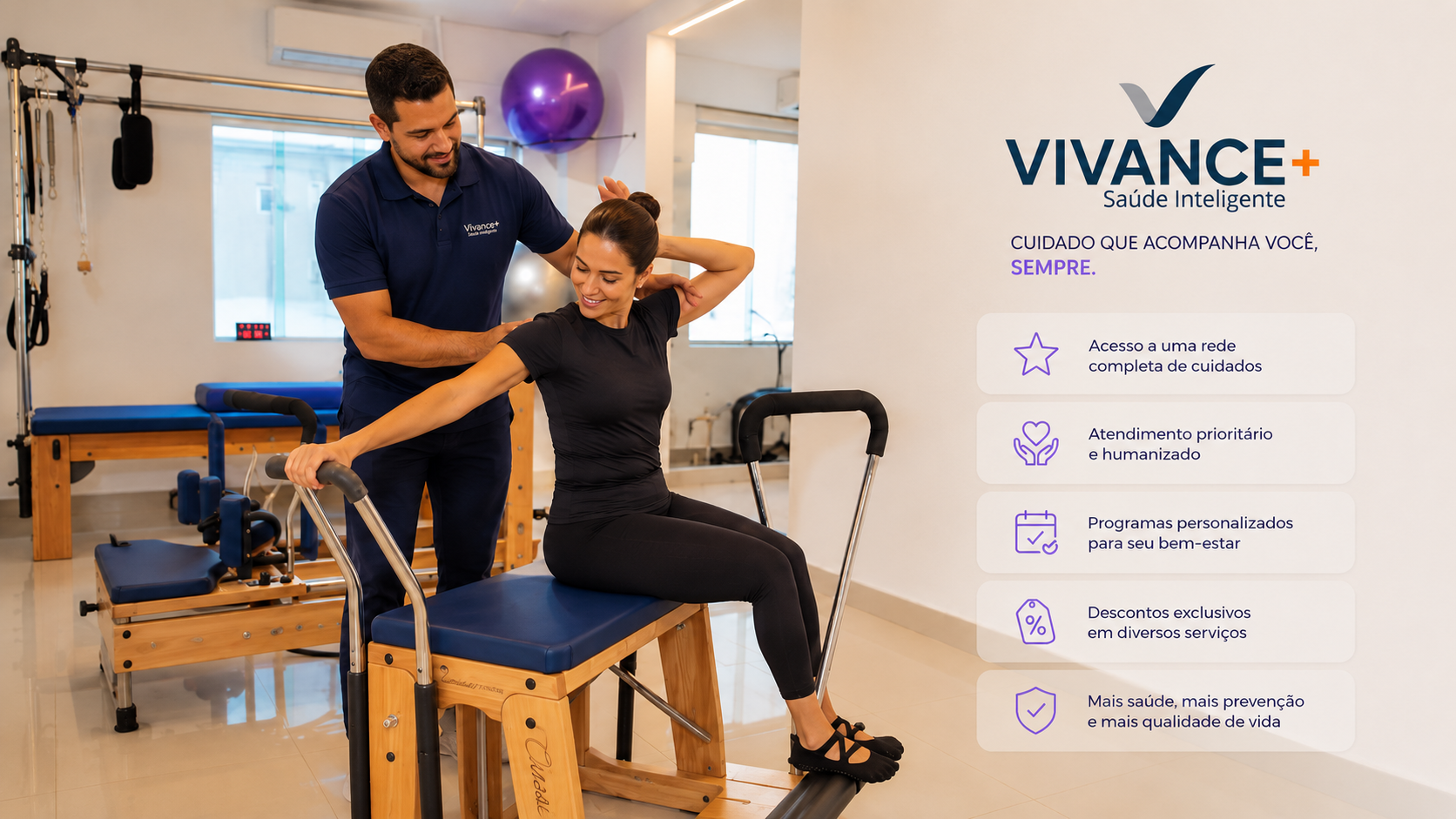 Vivance+ Saúde Inteligente com cuidado contínuo e orientação personalizada